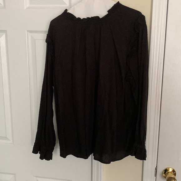 Eloquii Tops - Black blouse Size 22 Tie around the neck